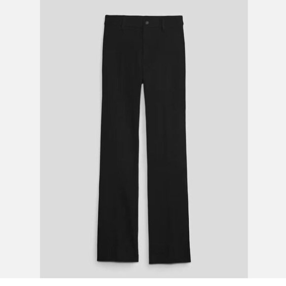 GAP Mid Rise Bi-Stretch Baby Boot Black Comfy Dress Pants Size 14 RT$80 #779250 - Picture 6 of 9